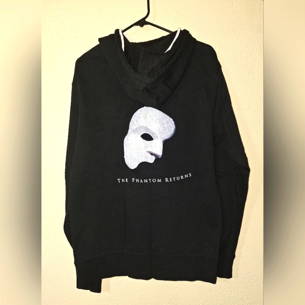 The Phatom Returns Black Hoodie Size Women Medium